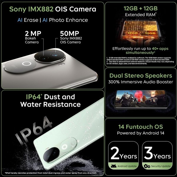 IQOO Z9S features